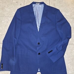 Express Royal Blue Men's Blazer - 42R - Photographer Slim Fit